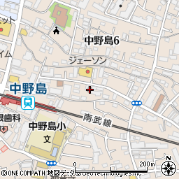 川崎中野島北郵便局周辺の地図