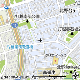 東京都八王子市北野台5丁目39周辺の地図