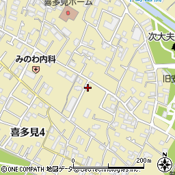 ヴァンベール南成城周辺の地図