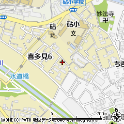 東京都世田谷区喜多見6丁目周辺の地図