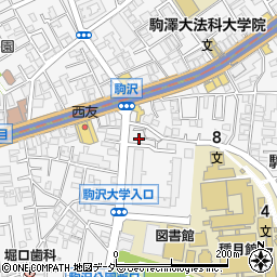 東京都世田谷区駒沢周辺の地図