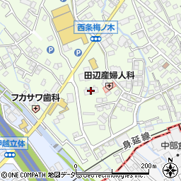 ラフィーネ甲府昭和周辺の地図