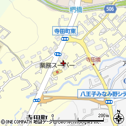 東京都八王子市寺田町254-6周辺の地図