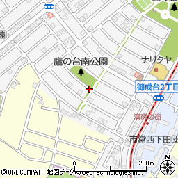 千葉県四街道市鷹の台4丁目周辺の地図