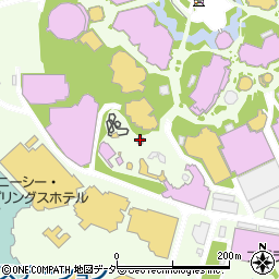 グーフィーのペイント＆プレイハウス周辺の地図
