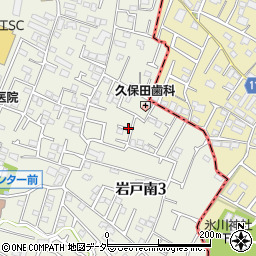 東京都狛江市岩戸南3丁目7周辺の地図