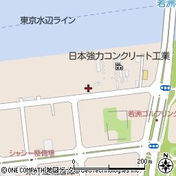 吉田建材東京若洲工場周辺の地図