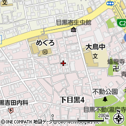 東京都目黒区下目黒4丁目7-10周辺の地図