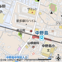 多摩警察署中野島交番周辺の地図