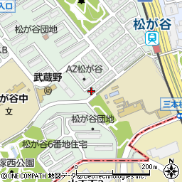 東京都八王子市松が谷34周辺の地図