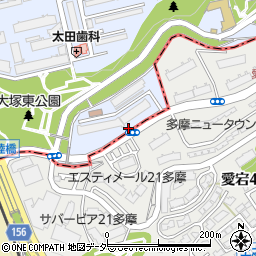 東京都八王子市鹿島51周辺の地図