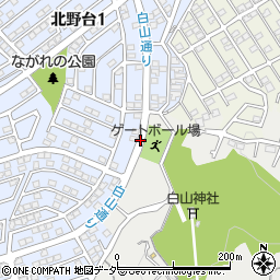 白山神社周辺の地図