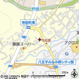 東京都八王子市寺田町259-26周辺の地図