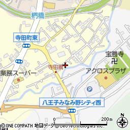 東京都八王子市寺田町13-32周辺の地図