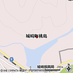 兵庫県豊岡市城崎町桃島周辺の地図