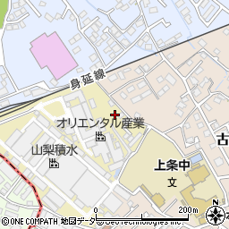 山梨県甲府市上条新居町197-14周辺の地図