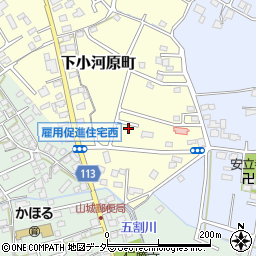 山梨県甲府市下小河原町50周辺の地図