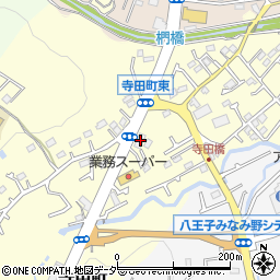 東京都八王子市寺田町191周辺の地図