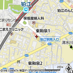 臨海セレクト　狛江校周辺の地図