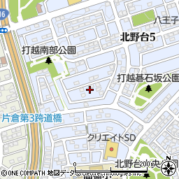 東京都八王子市北野台5丁目37周辺の地図