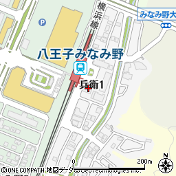 東京都八王子市兵衛1丁目3 1の地図 住所一覧検索 地図マピオン