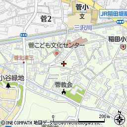 菅公園周辺の地図