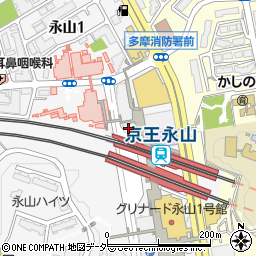 永山駅前タワー店周辺の地図