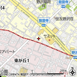 東京都世田谷区野沢4丁目3周辺の地図