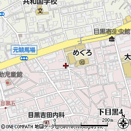 東京都目黒区下目黒4丁目11-5周辺の地図