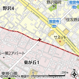 東京都世田谷区野沢4丁目6-7周辺の地図