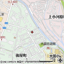 山梨県甲府市後屋町223-3周辺の地図