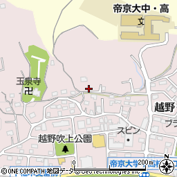 東京都八王子市越野731周辺の地図