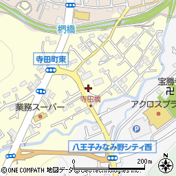 東京都八王子市寺田町65周辺の地図