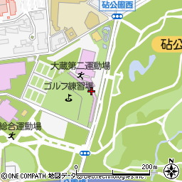 世田谷区立大蔵第二運動場周辺の地図
