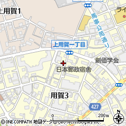 東京都世田谷区用賀3丁目24-12周辺の地図