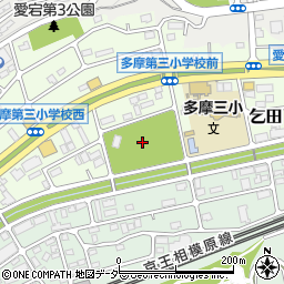 乞田・貝取ふれあい広場公園周辺の地図