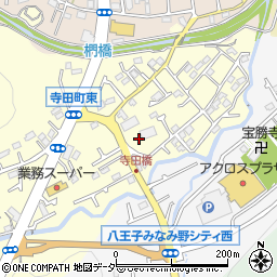 東京都八王子市寺田町65-1周辺の地図
