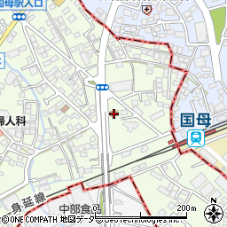 ファミリーマート昭和国母店周辺の地図