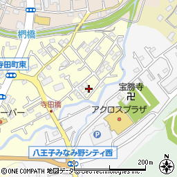 東京都八王子市寺田町13-22周辺の地図