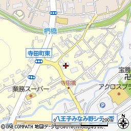 東京都八王子市寺田町78-1周辺の地図