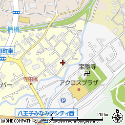 東京都八王子市寺田町13-16周辺の地図