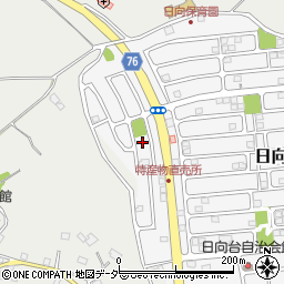 千葉県山武市日向台2周辺の地図