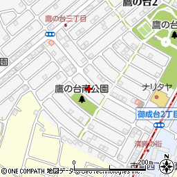 千葉県四街道市鷹の台4丁目12周辺の地図