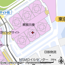 東京ビッグサイト・国際展示場　東３ホール周辺の地図