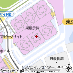 東京ビッグサイト・国際展示場　東１ホール周辺の地図