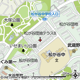 東京都八王子市松が谷周辺の地図