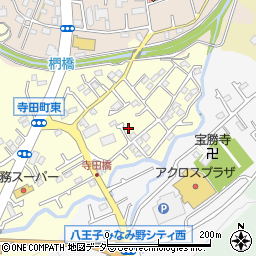 東京都八王子市寺田町68-7周辺の地図
