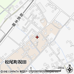 千葉県山武市松尾町祝田30-1周辺の地図