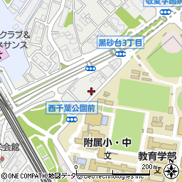 東電花見川変電所社宅周辺の地図