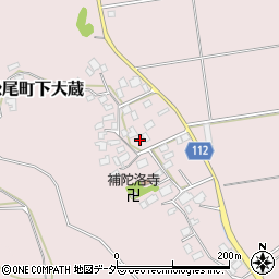 千葉県山武市松尾町下大蔵周辺の地図
